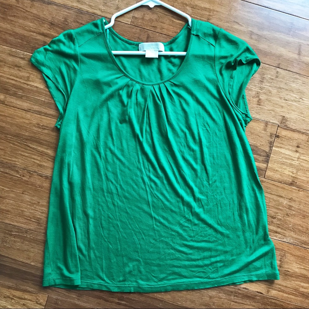❌SOLD❌Michael Kors Petite Med Emerald Green Top